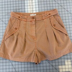 Ulla Johnson Women's Cargo Shorts in Terra cotta